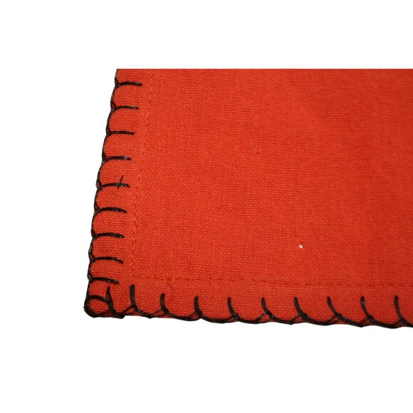 Max Studio Halloween Ghost Spooky Placemats & Orange & Black Napkins Set of 4 - Picture 8 of 9